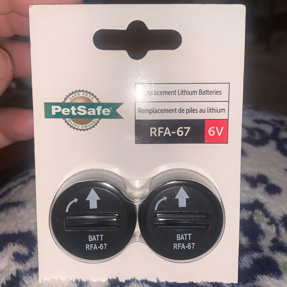 NWT NIP Pet Safe Replacement Lithium Batteries 2 pack/ RFA-67 6V